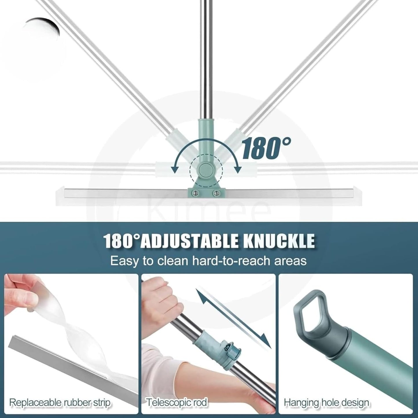Magic Broom Silicon Floor Wiper for Bathroom and Kitchen Floors