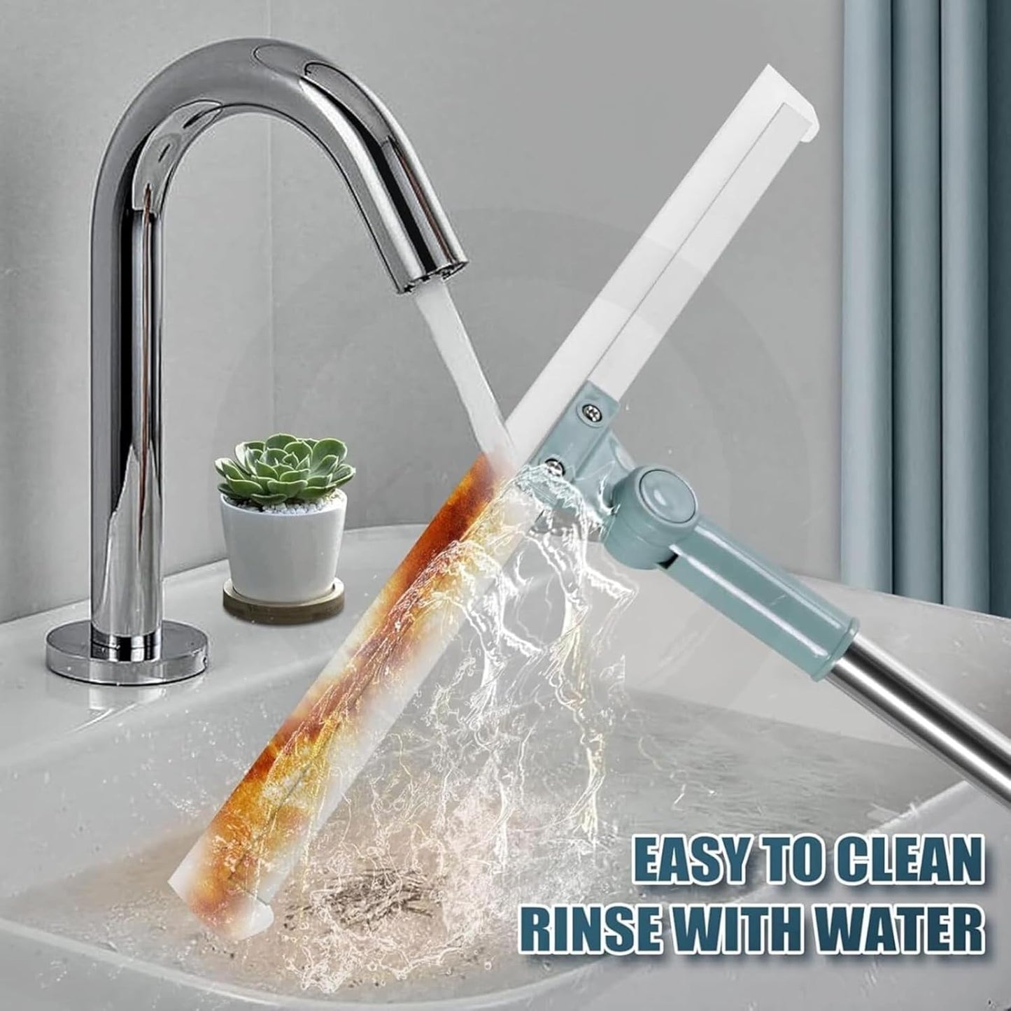 Magic Broom Silicon Floor Wiper for Bathroom and Kitchen Floors